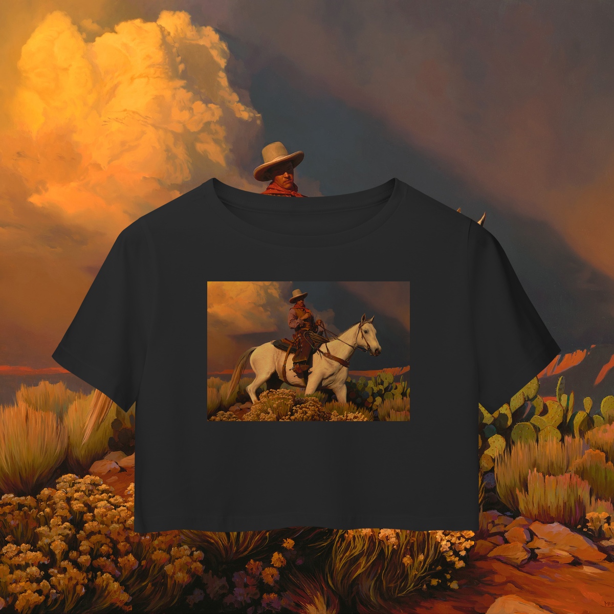 Electric Desert - Camisa Cropped