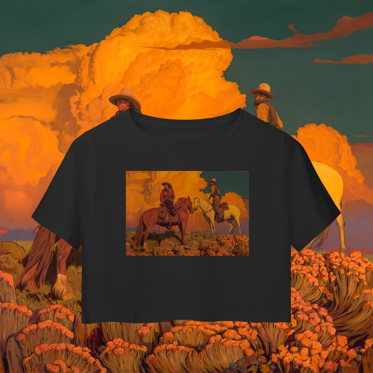 Emerald Sky - Camisa Cropped