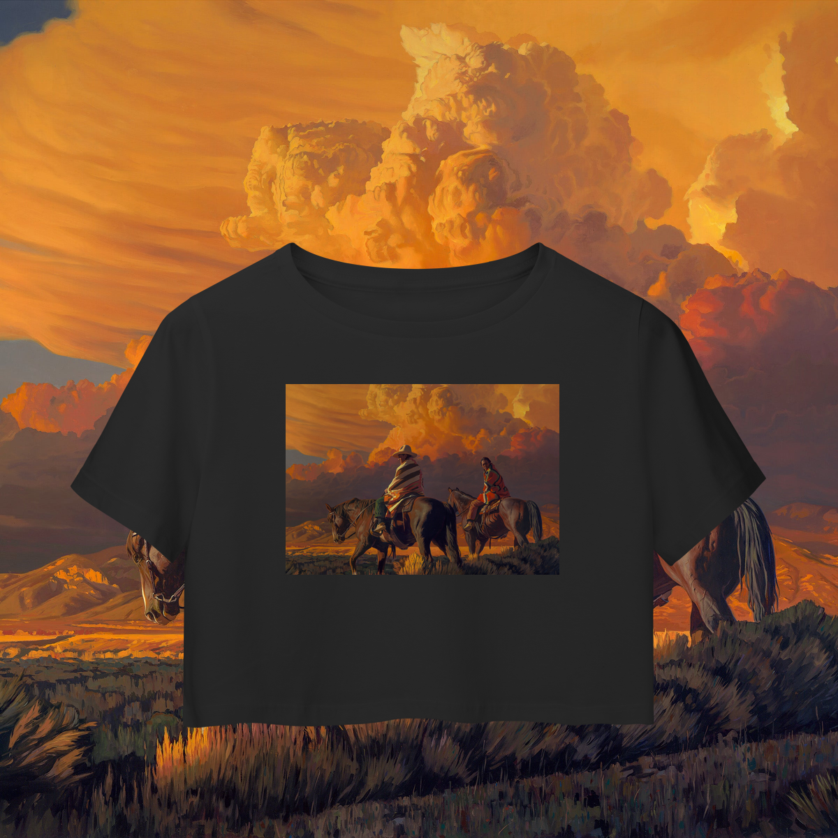 Entering the Shrine - Camisa Cropped