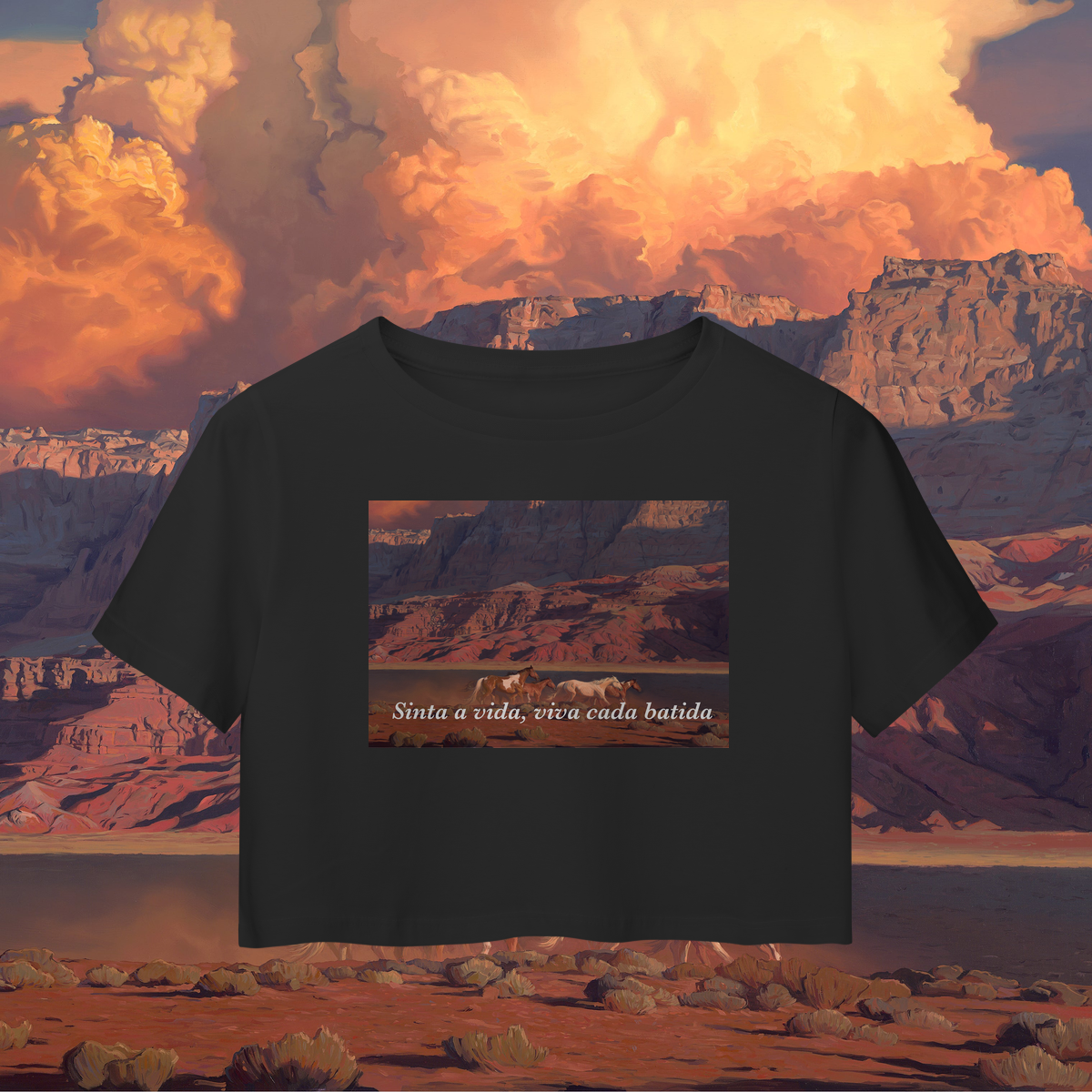 Heartbeats — Camisa Cropped