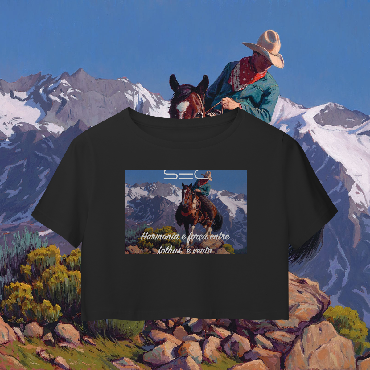 In the aspens - Camisa Cropped