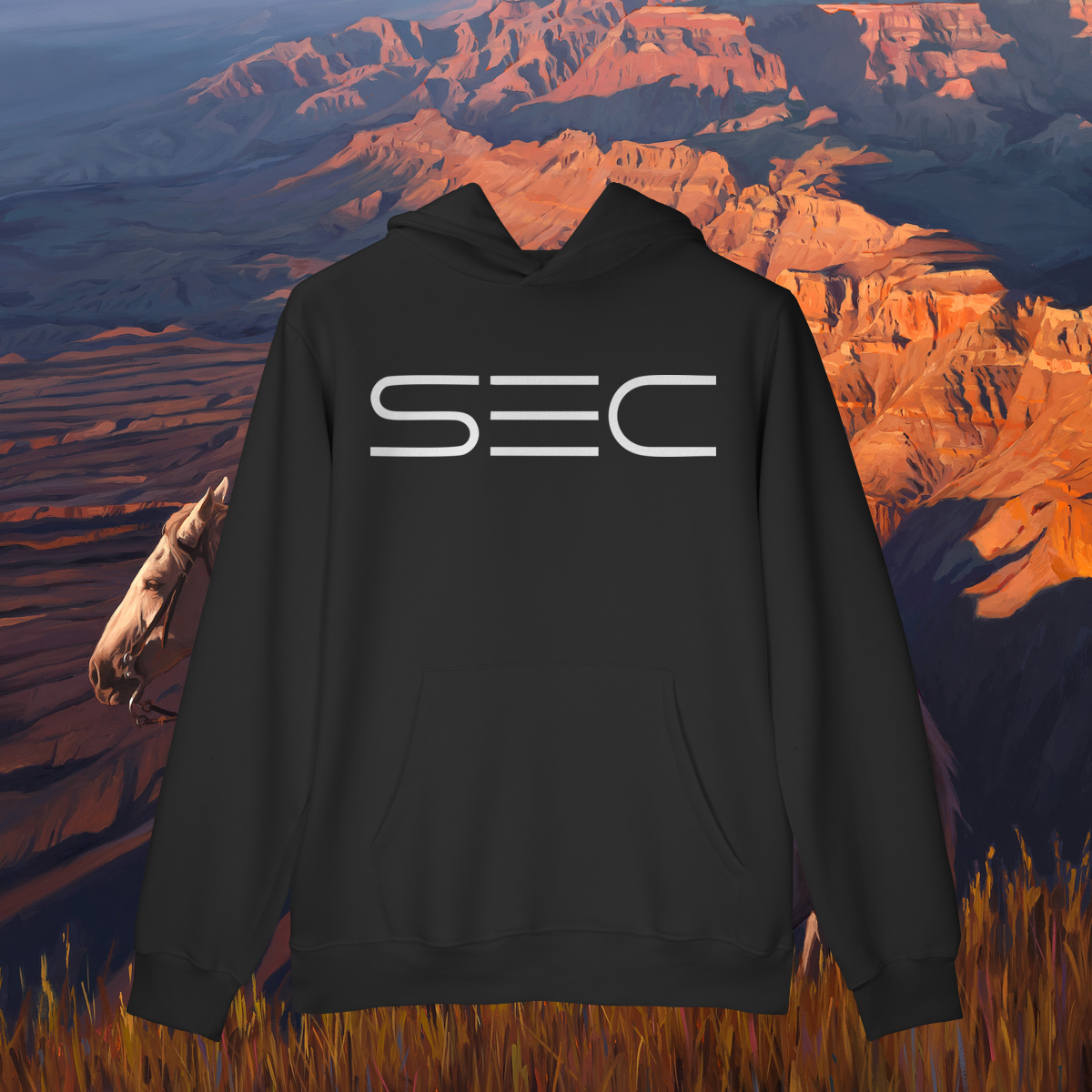 In the middle run a river - Moletom Prime Canguru