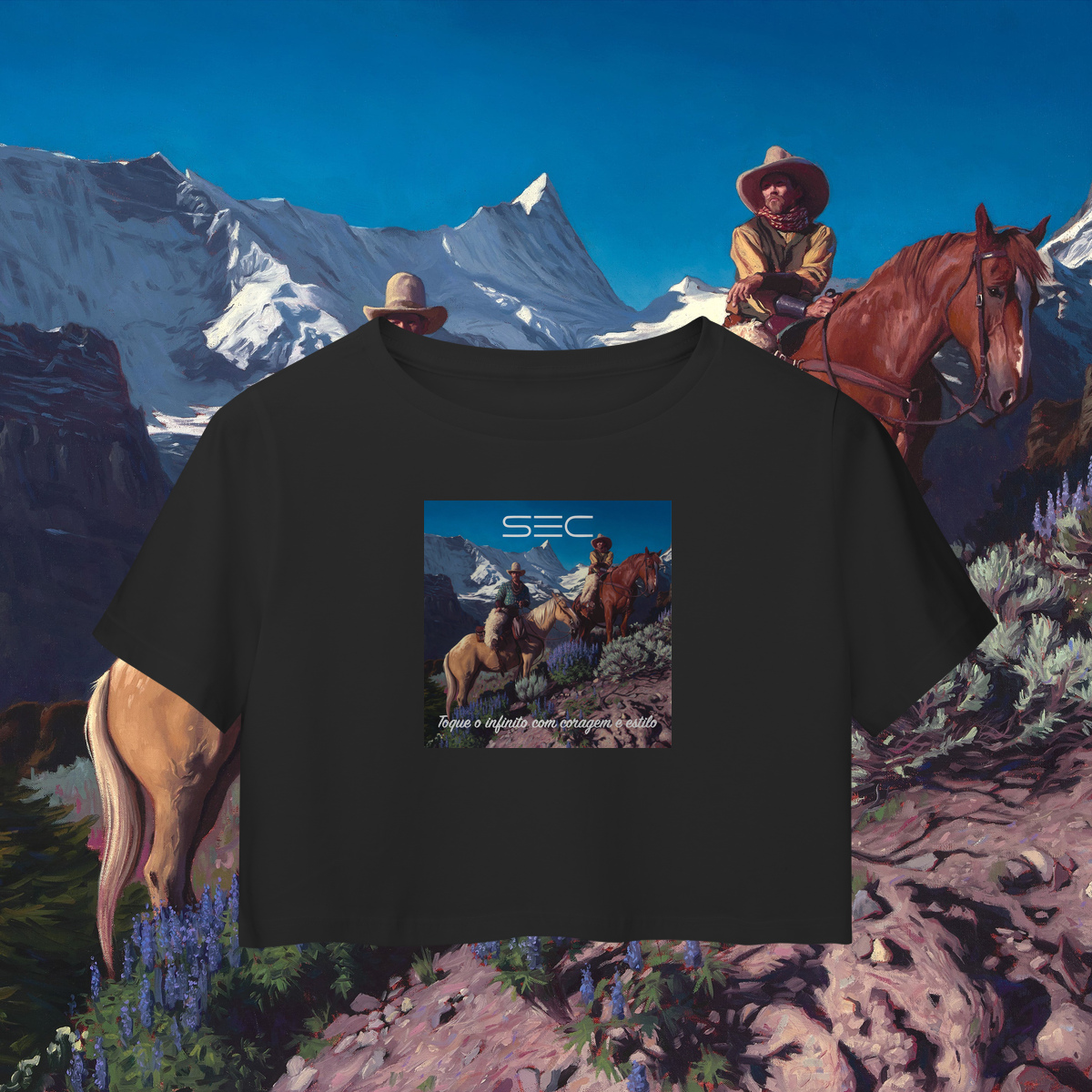 Kiss the Sky - Camisa Cropped