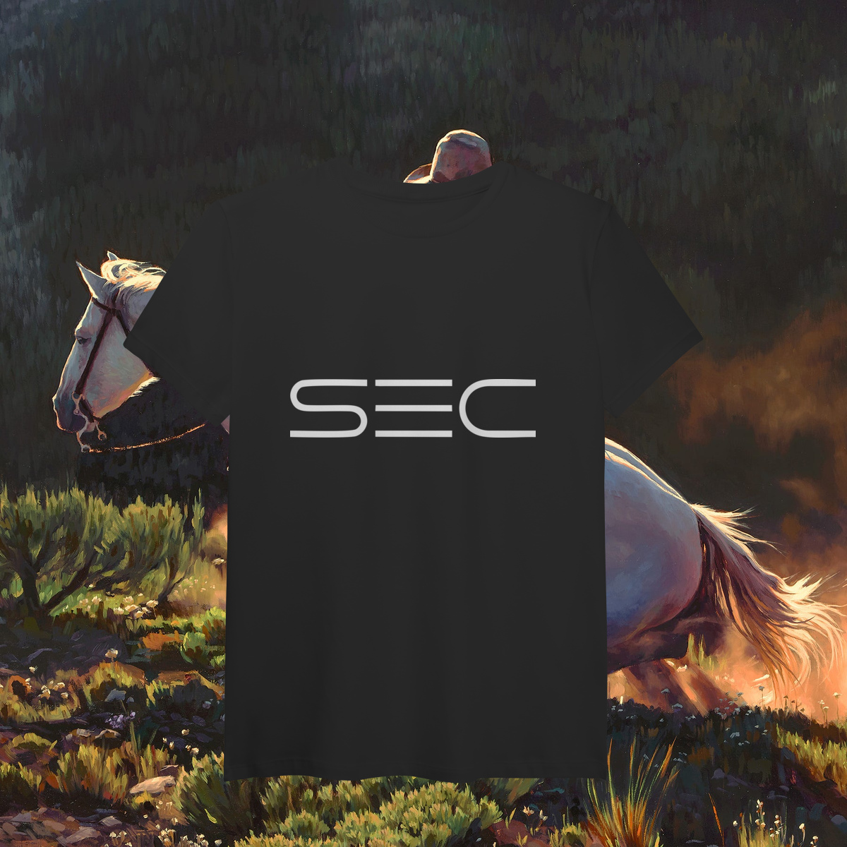 Living on the edge - T-Shirt Pima