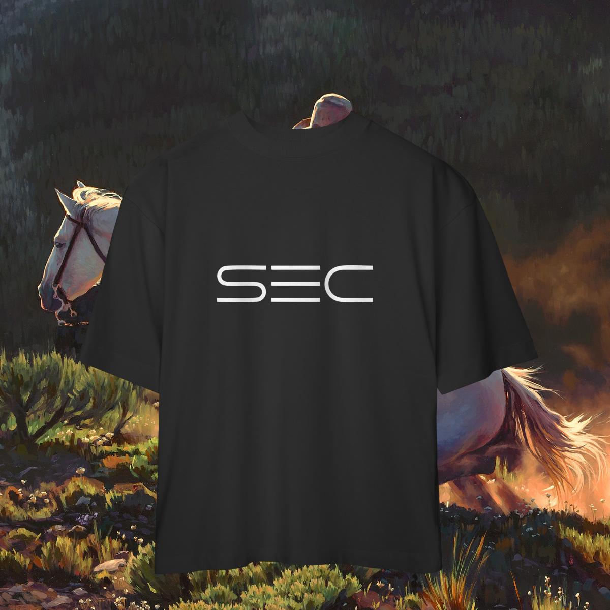 Living on the edge - Camiseta Oversized