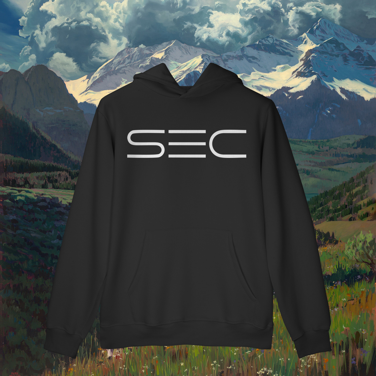 Living with Mountains - Moletom Prime Canguru