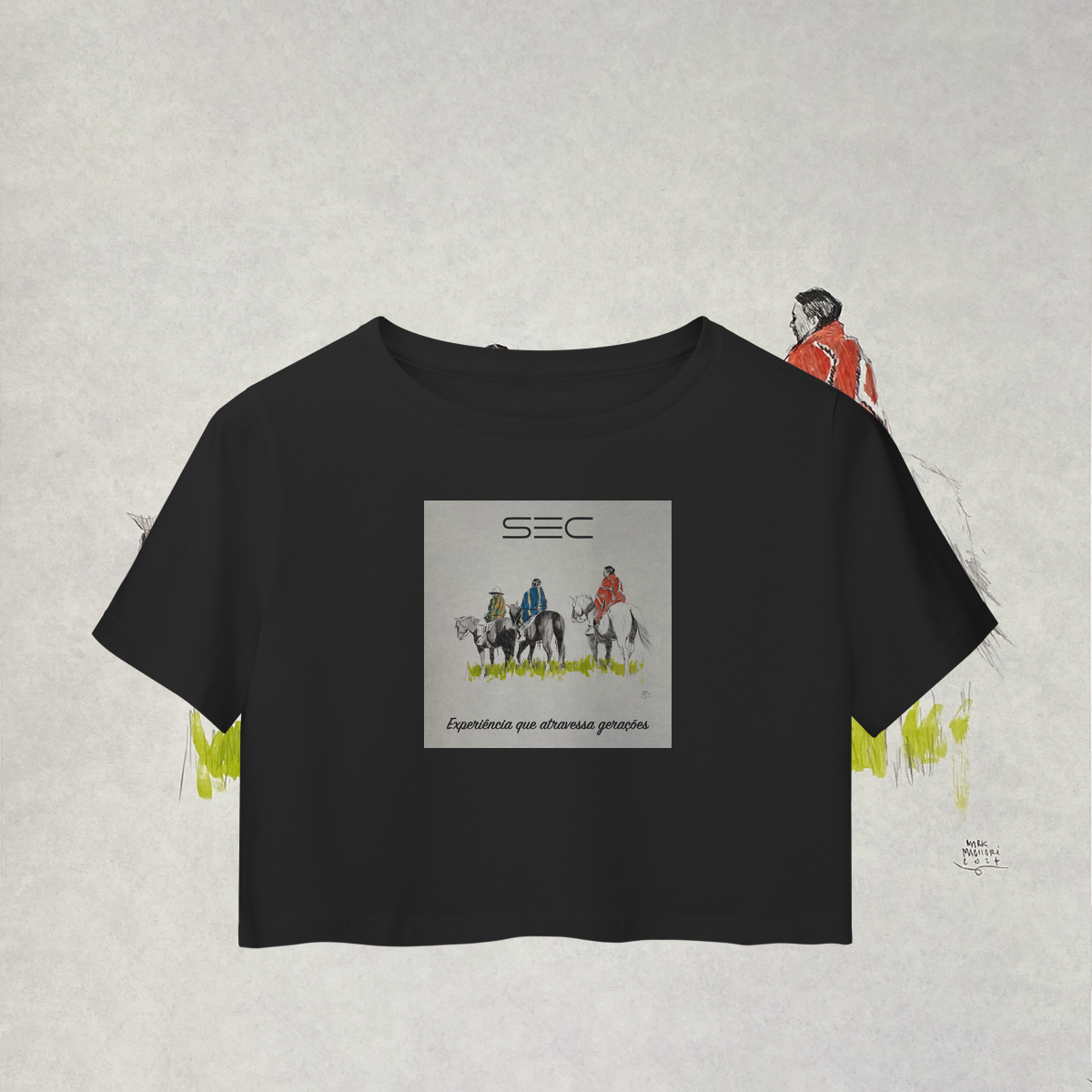 Many winters - Camisa Cropped