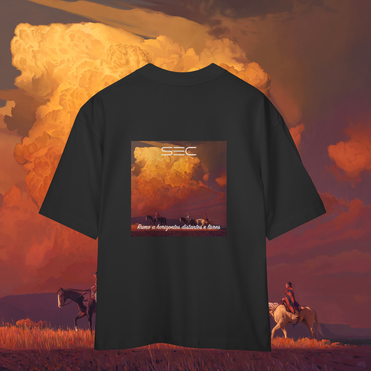 Journey to blue waters - Camiseta Oversized