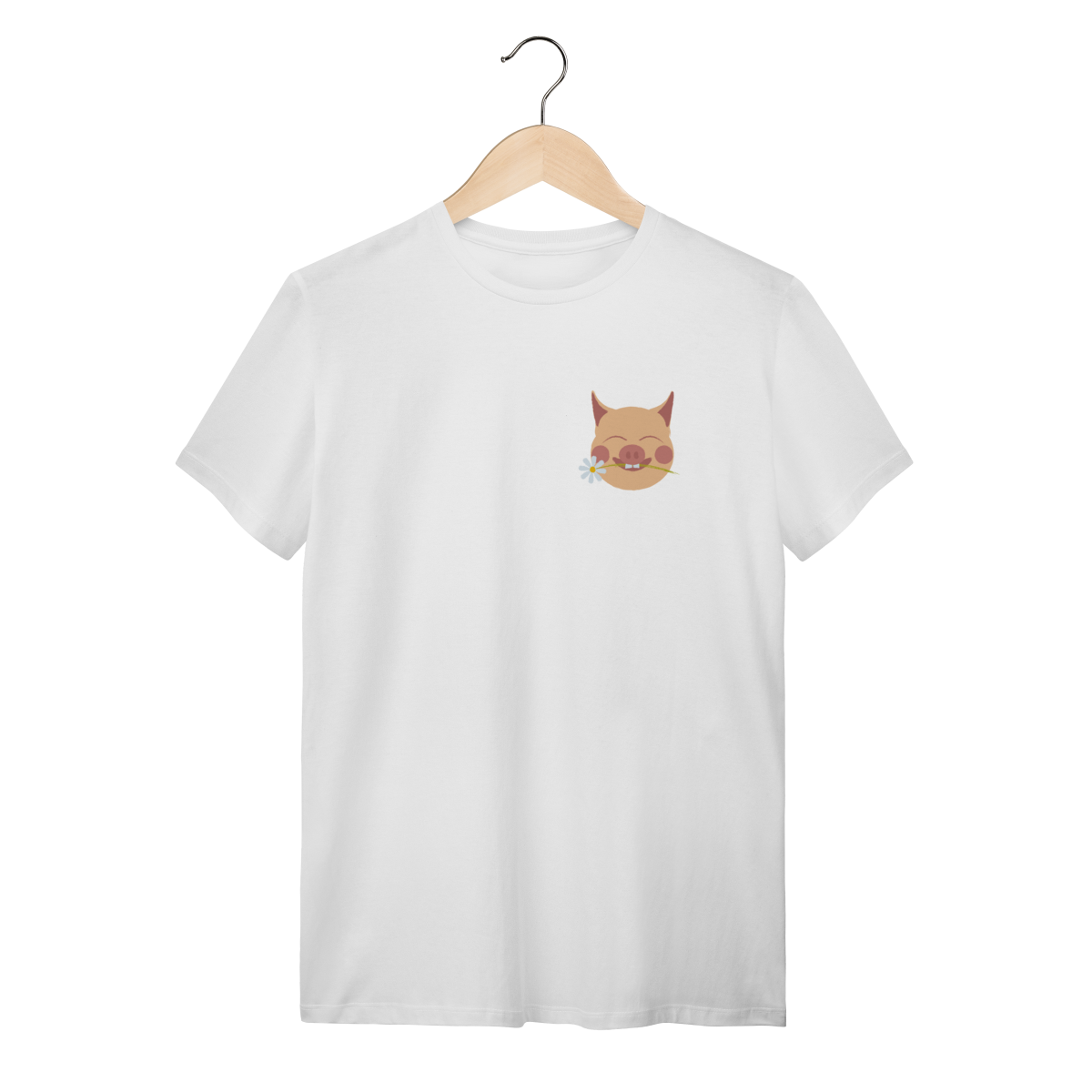 Camiseta Estampa frente e verso - Porco Bem-me-quer 99