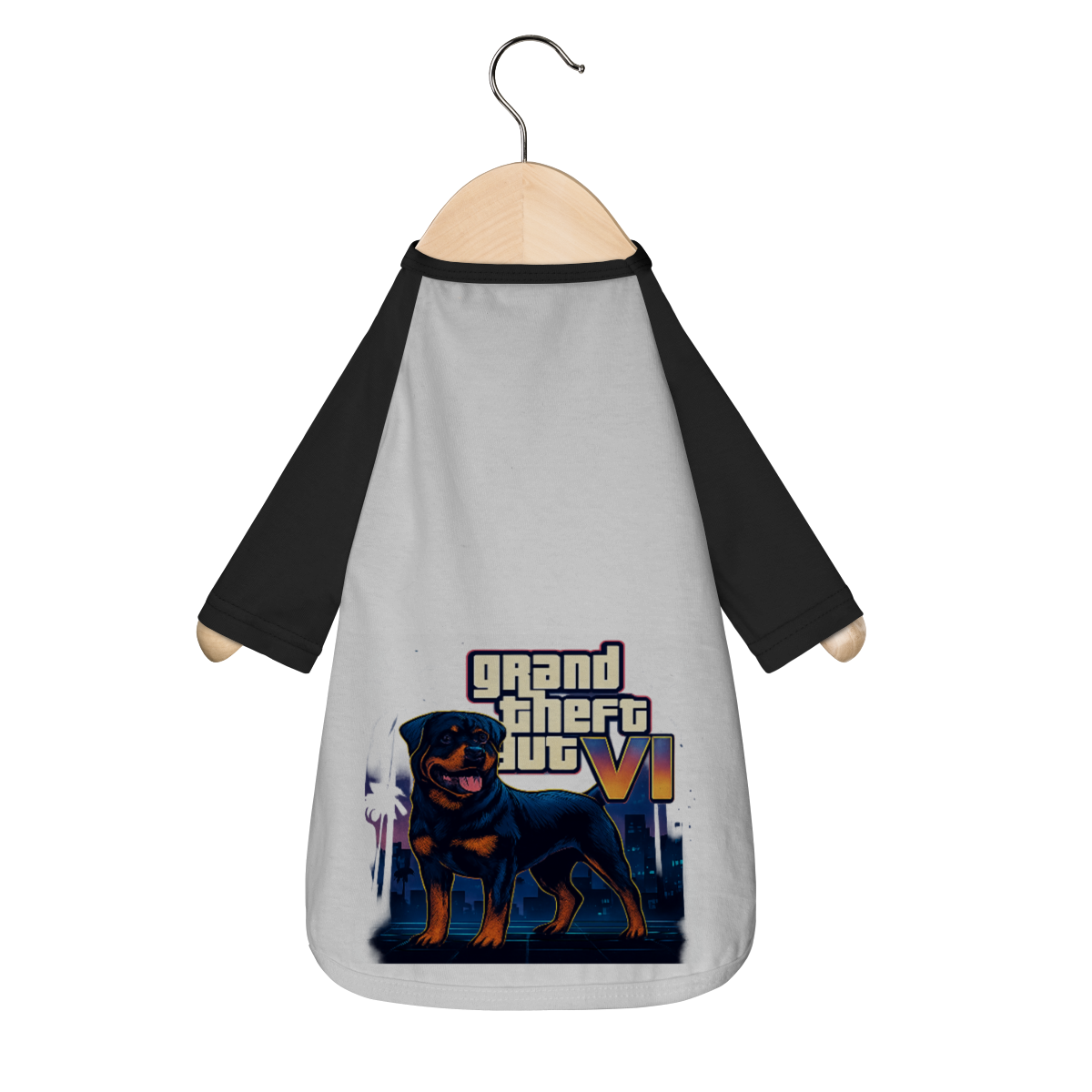 Nome do produto: Roupa Pet GTA VI Rottweiler - Roupa Dog Cachorro