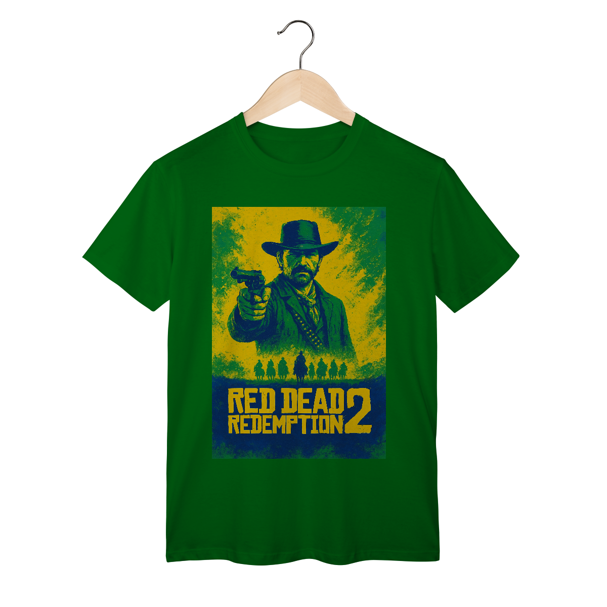 Nome do produto: Camiseta Red Dead Redemption 2 Brasil | T-Shirt Classic | Camiseta Gamer Masculina 