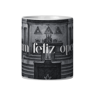 Caneca Maçônica (Feliz Operário)