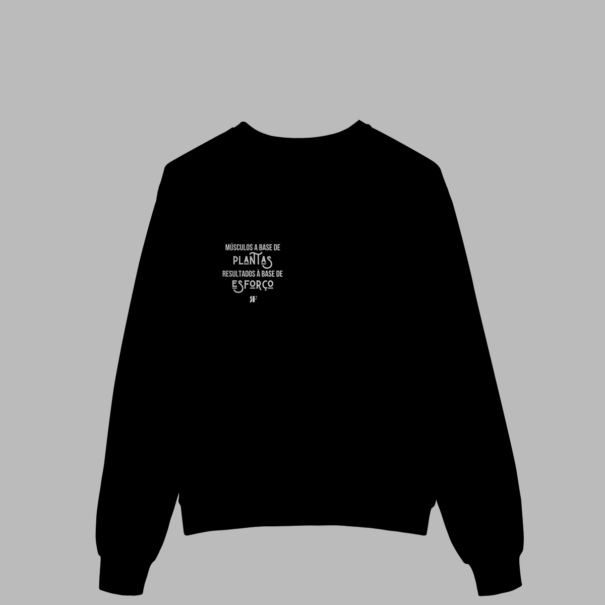 Moletom Fechado Músculos à Base de Plantas
