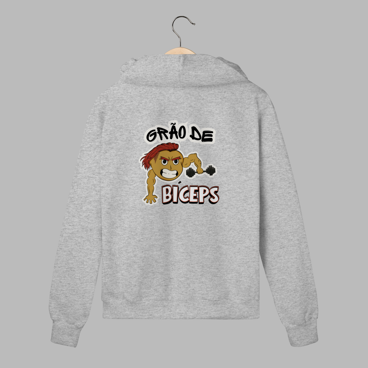 Moletom Zíper - Grão de Bíceps