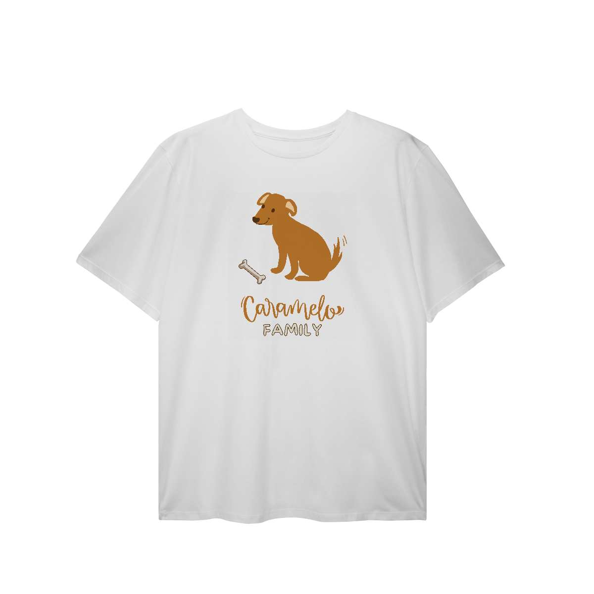 T-Shirt Plus Size - Caramelo Family