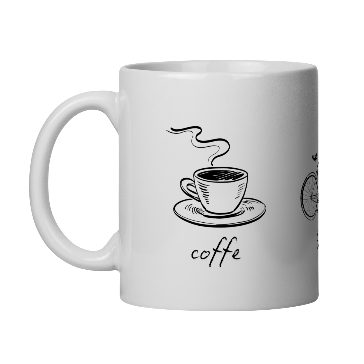 Caneca - Coffe, Bike, Dogs