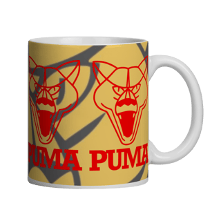 Caneca Puma Cara da Fera Vermelha