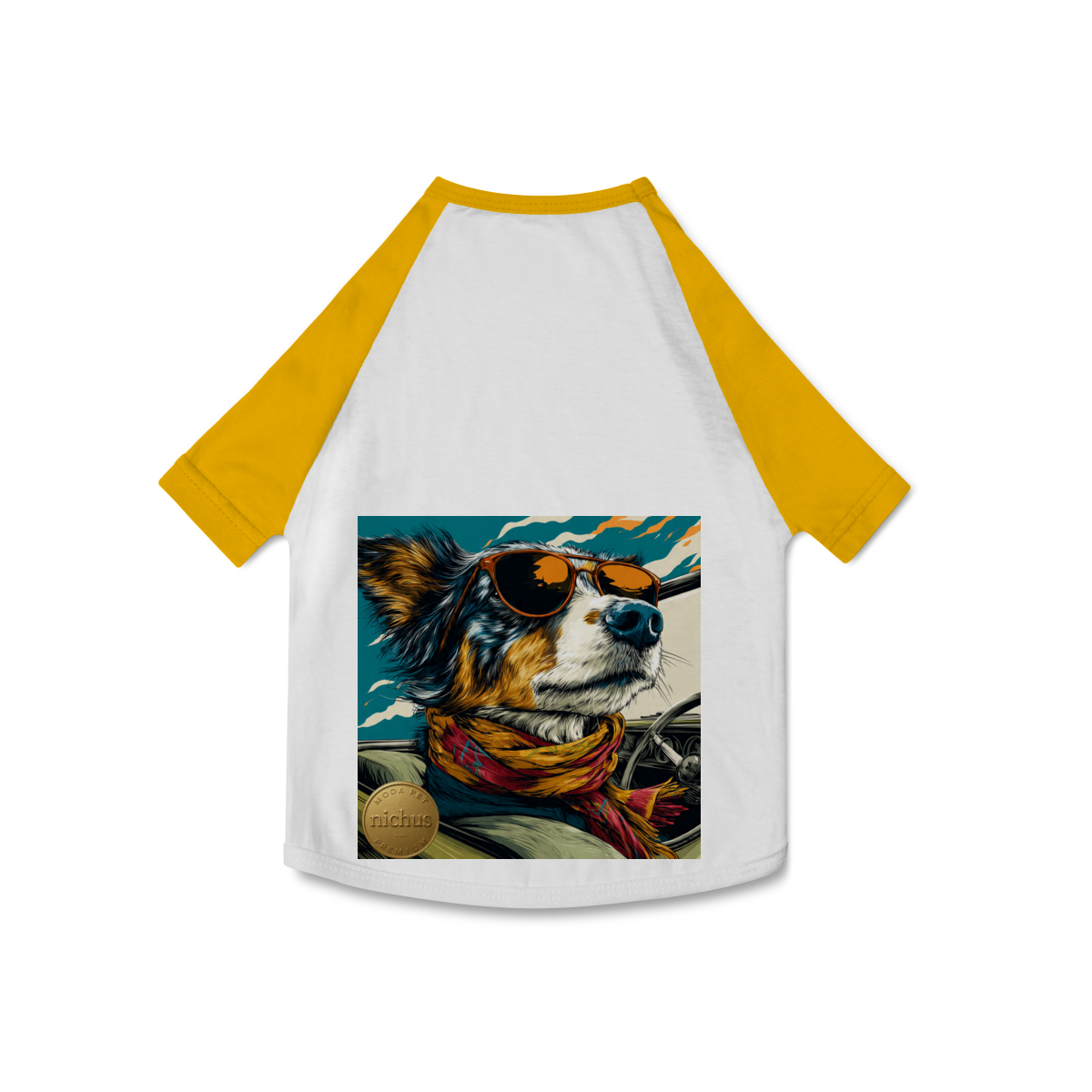 Camiseta Pet Dog Motorista