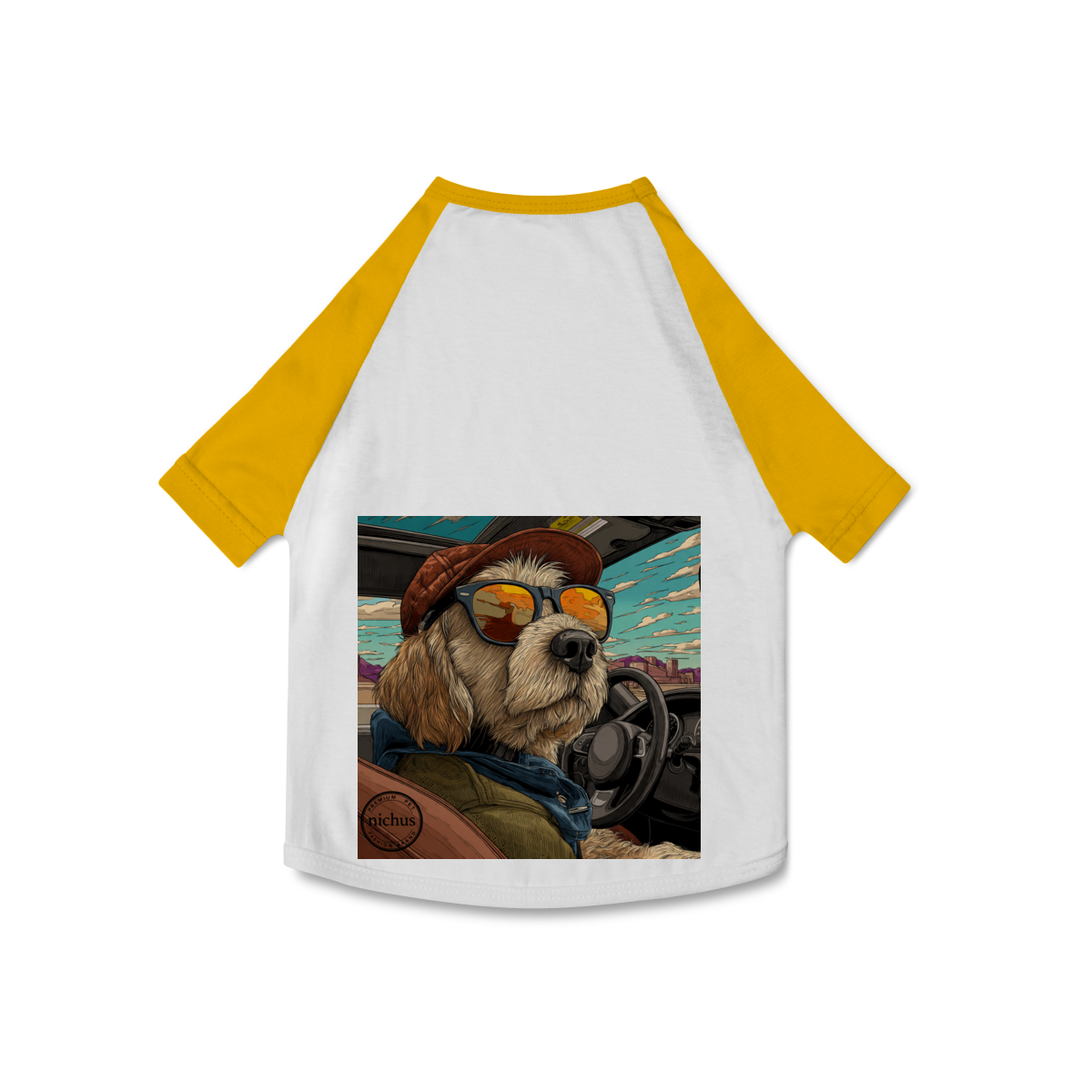 Camisa Pet Dog Motorista