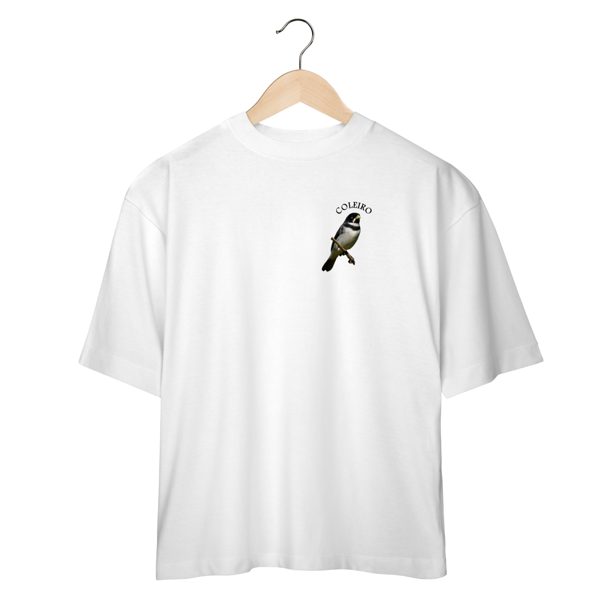 CAMISETA OVERSIZED COLEIRO
