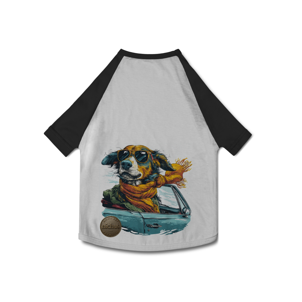 Camiseta Pet Dog Motorista
