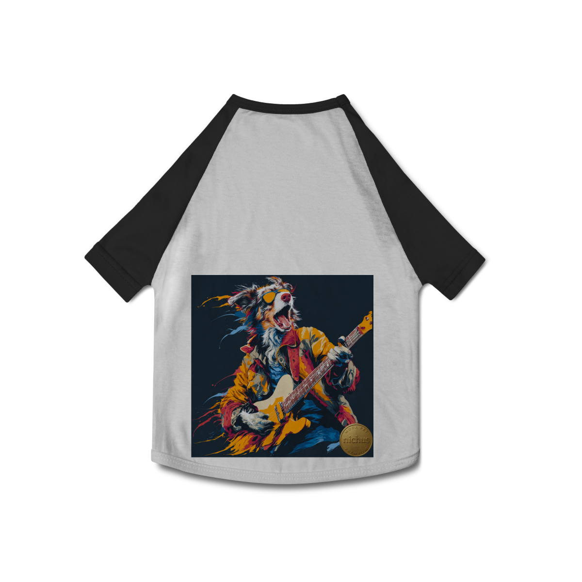 Camiseta Pet Dog Roqueiro