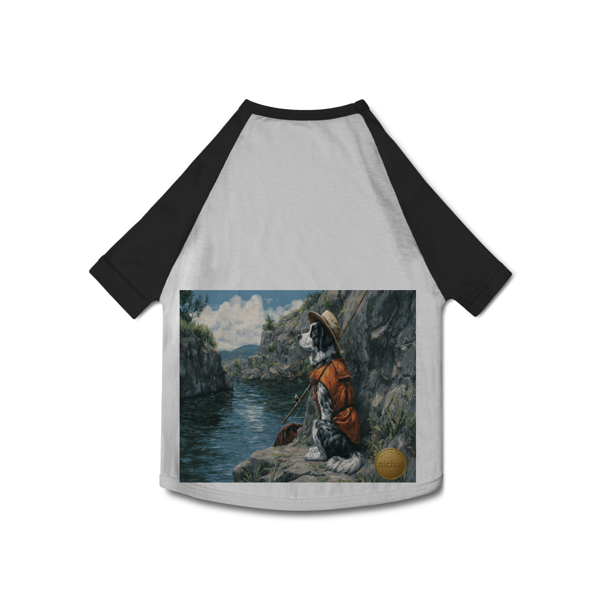 Camisa Pet Dog Pescador