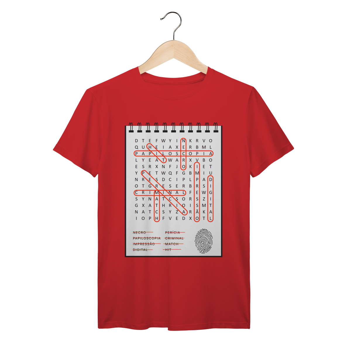 Camisa Caça Palavras