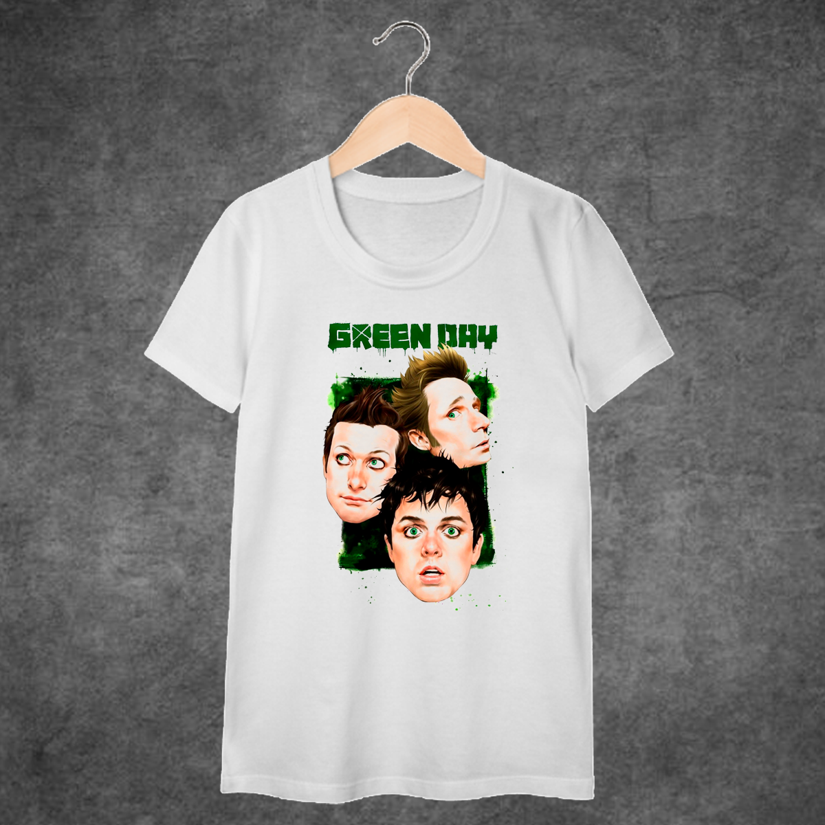 Camiseta Feminina FuteRock Green Day