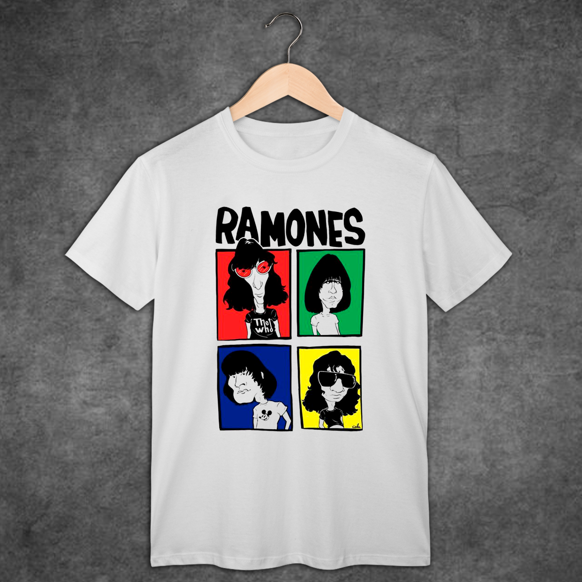 Camiseta FuteRock Ramones