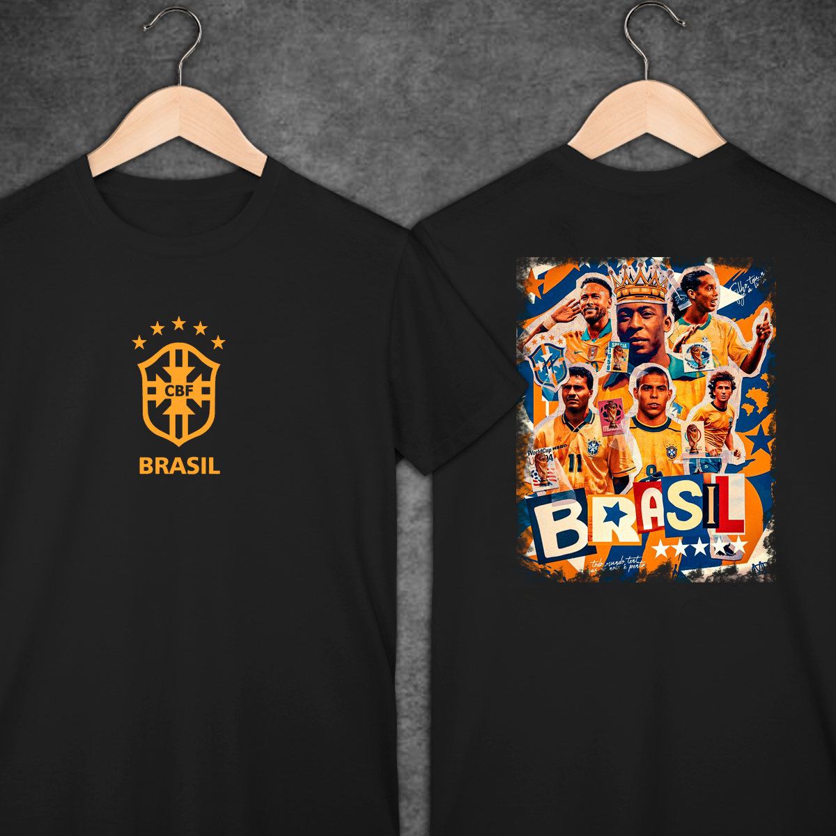 Camiseta FuteRock Craques Brasil