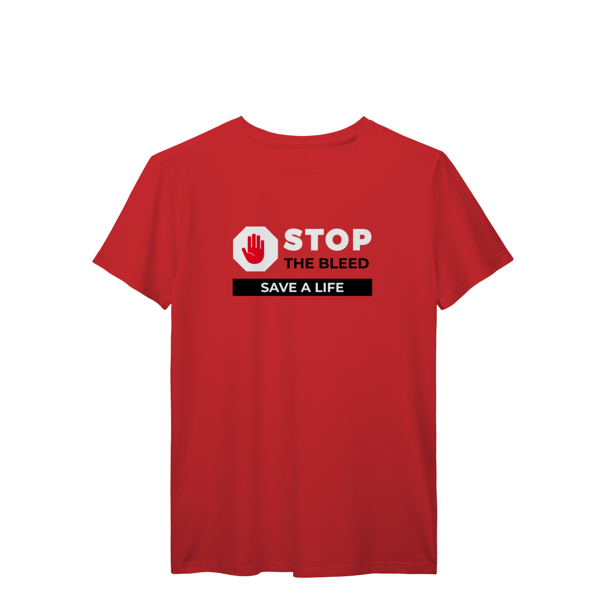 Camisa Vermelha - Stop the Bleed