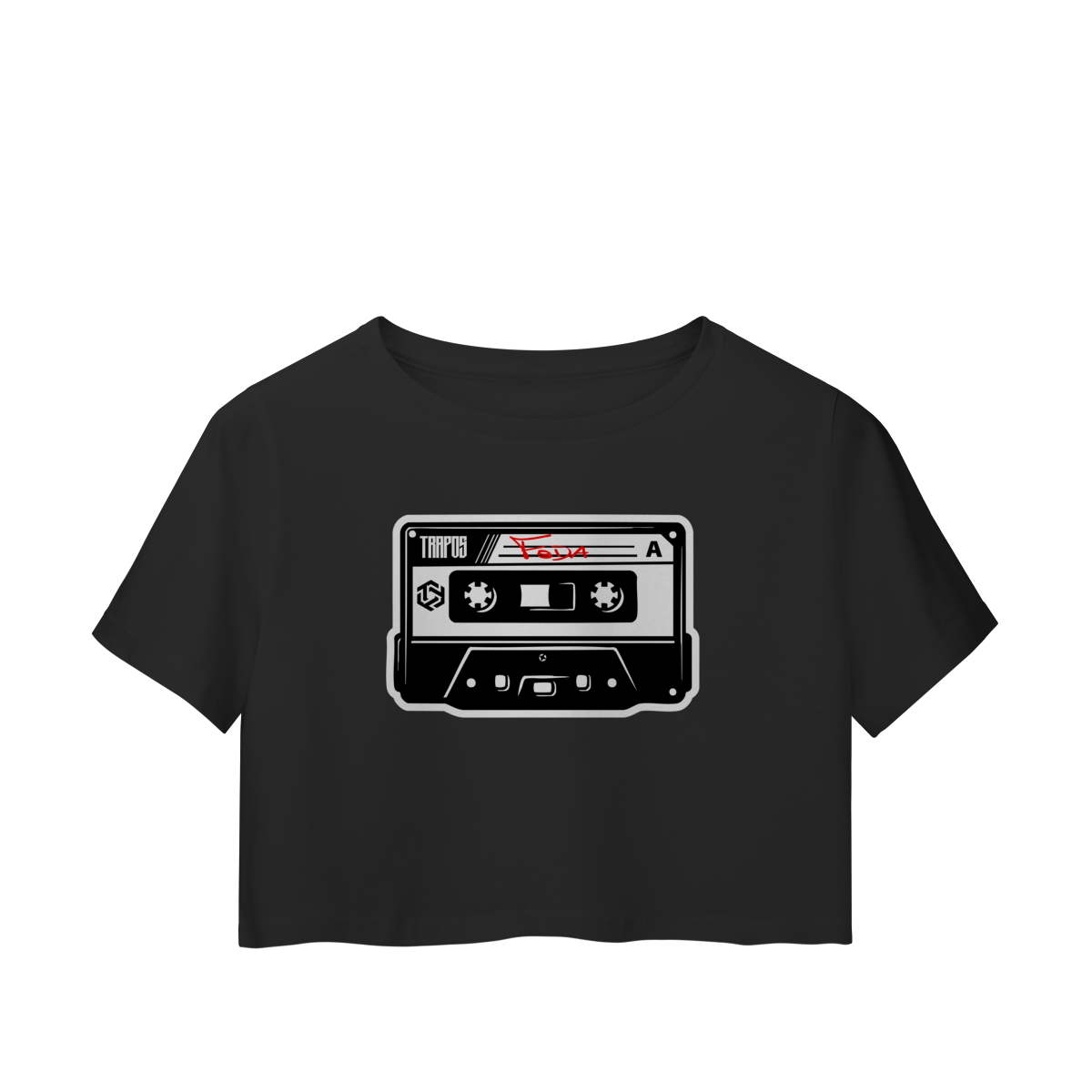 Camisa Cropped Trapos Fita k7