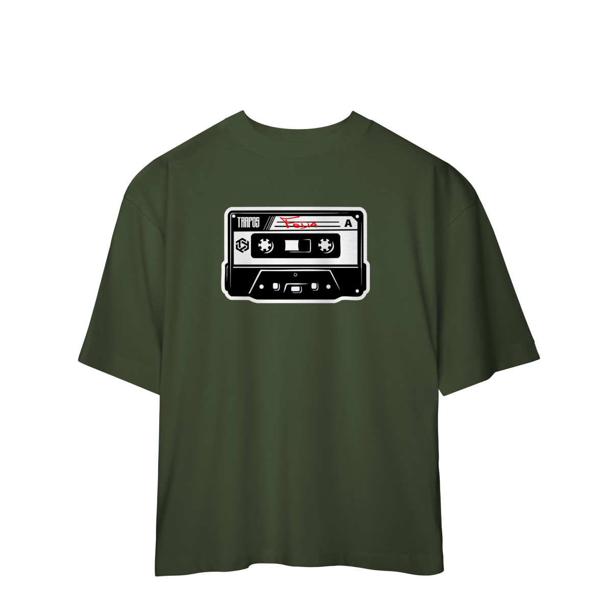 Camiseta Trapos Fita k7 Oversized