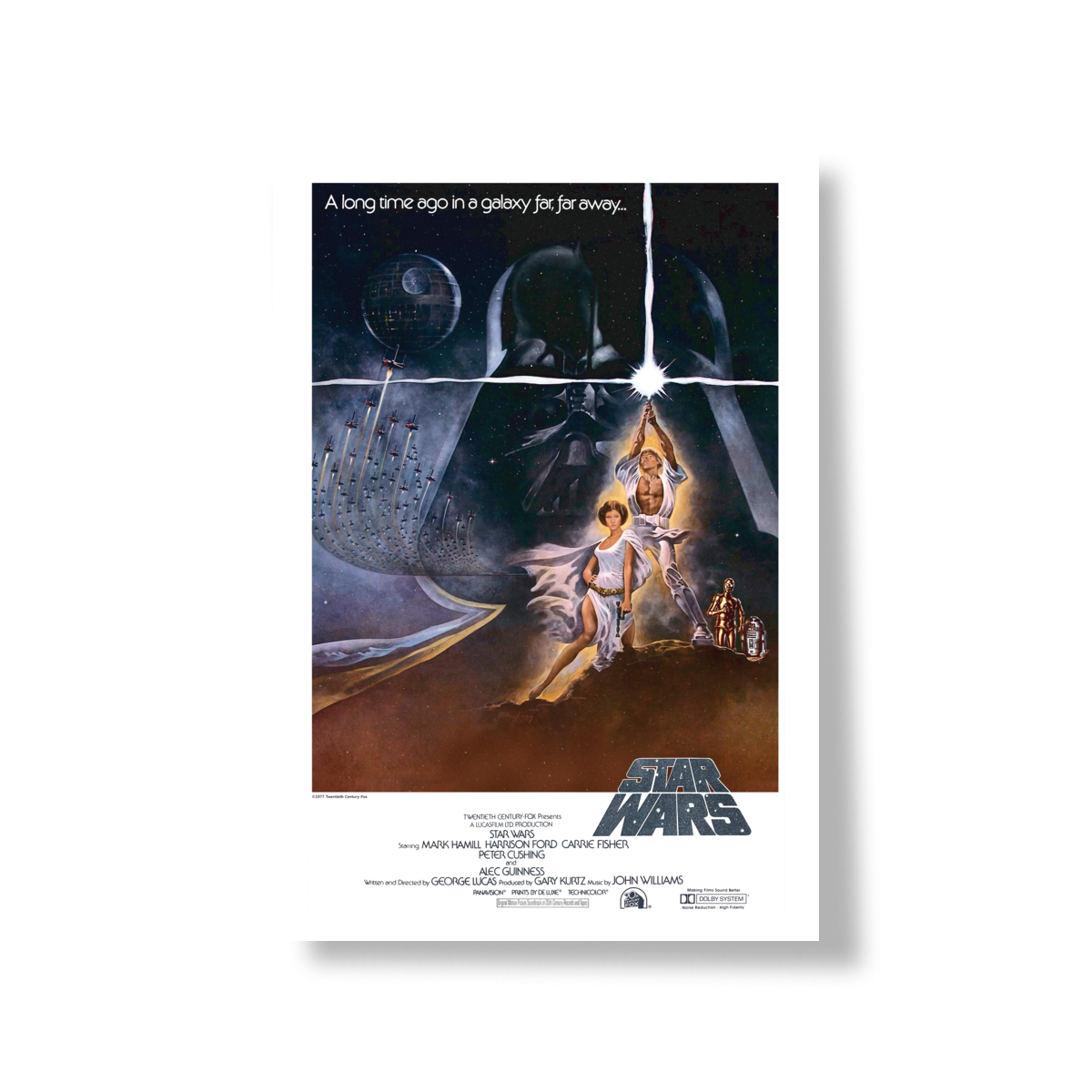 Pôster Vintage – Star Wars (1977) – Clássico Sci‑Fi para Decoração