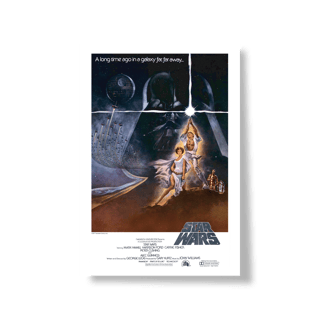 Pôster Vintage – Star Wars (1977) – Clássico Sci‑Fi para Decoração
