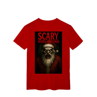 Camiseta Scary Merry Christmas - Santa | Tee Natalina de Horror Vintage