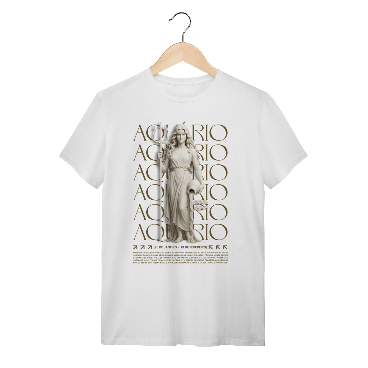 Camiseta Aquário Branca