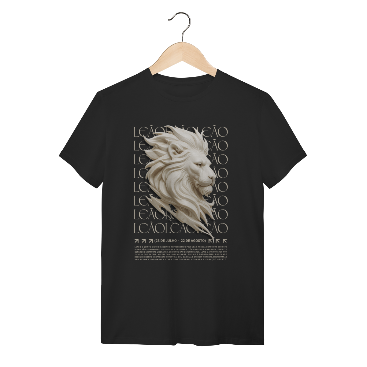 Camiseta Leão Preta
