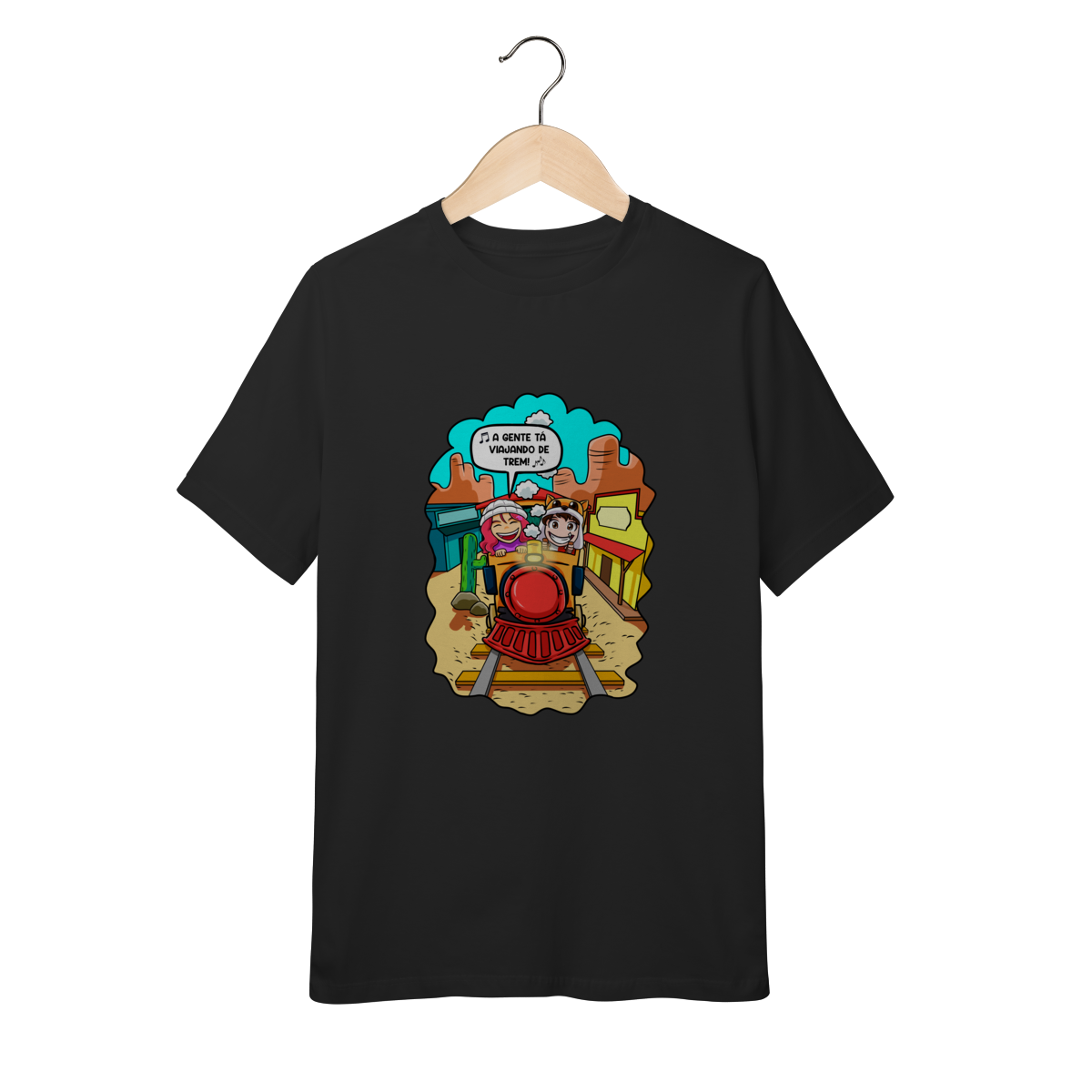 Camisa Viajando de Trem DUDU Betero e Gabi