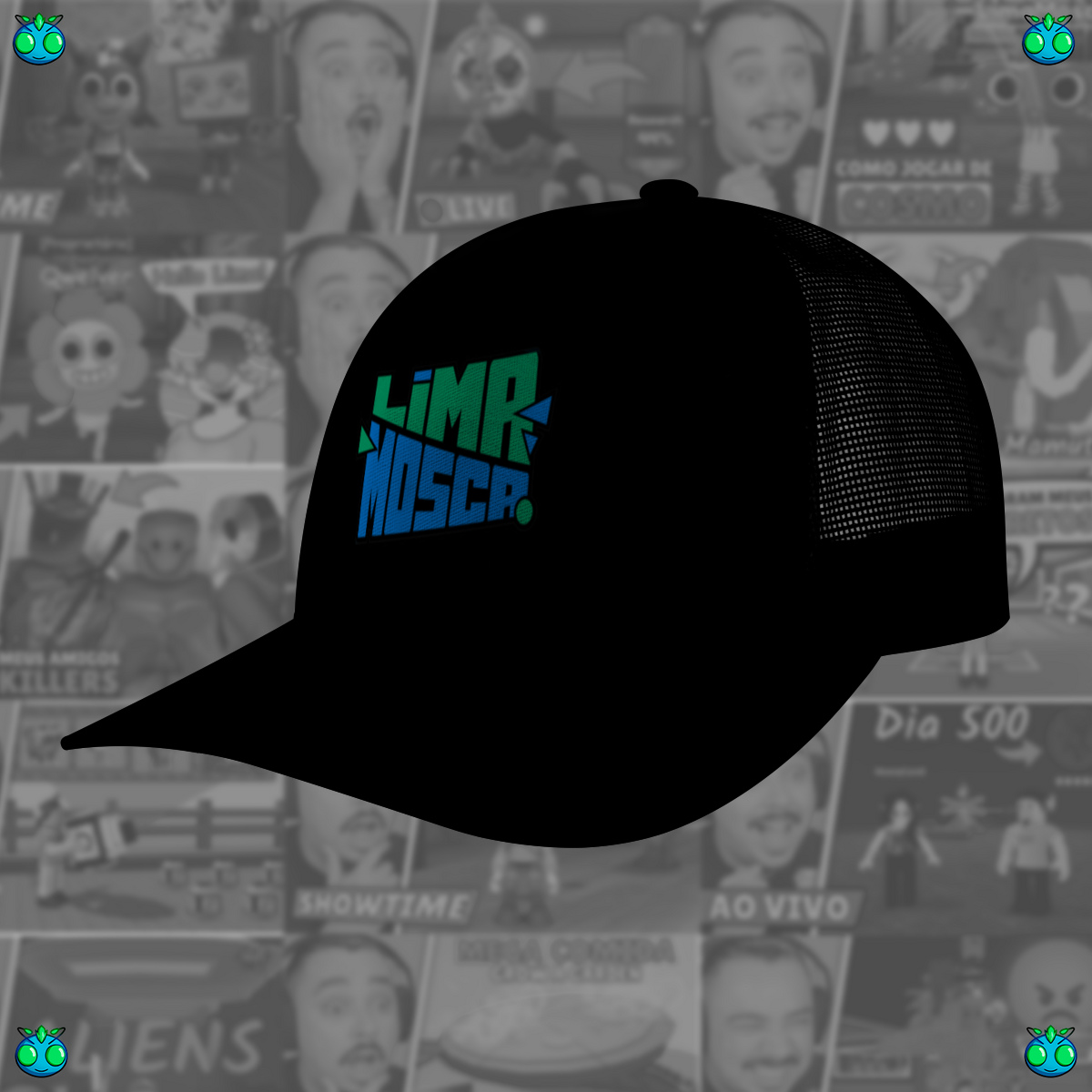 Boné com tela Oficial LimaMosca