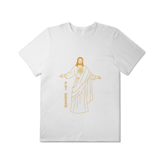  Camiseta Unissex T-Shirt Plus Size - Jesus - Pai Nosso