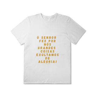  Camiseta Unissex T-Shirt Plus Size - Salmo 126