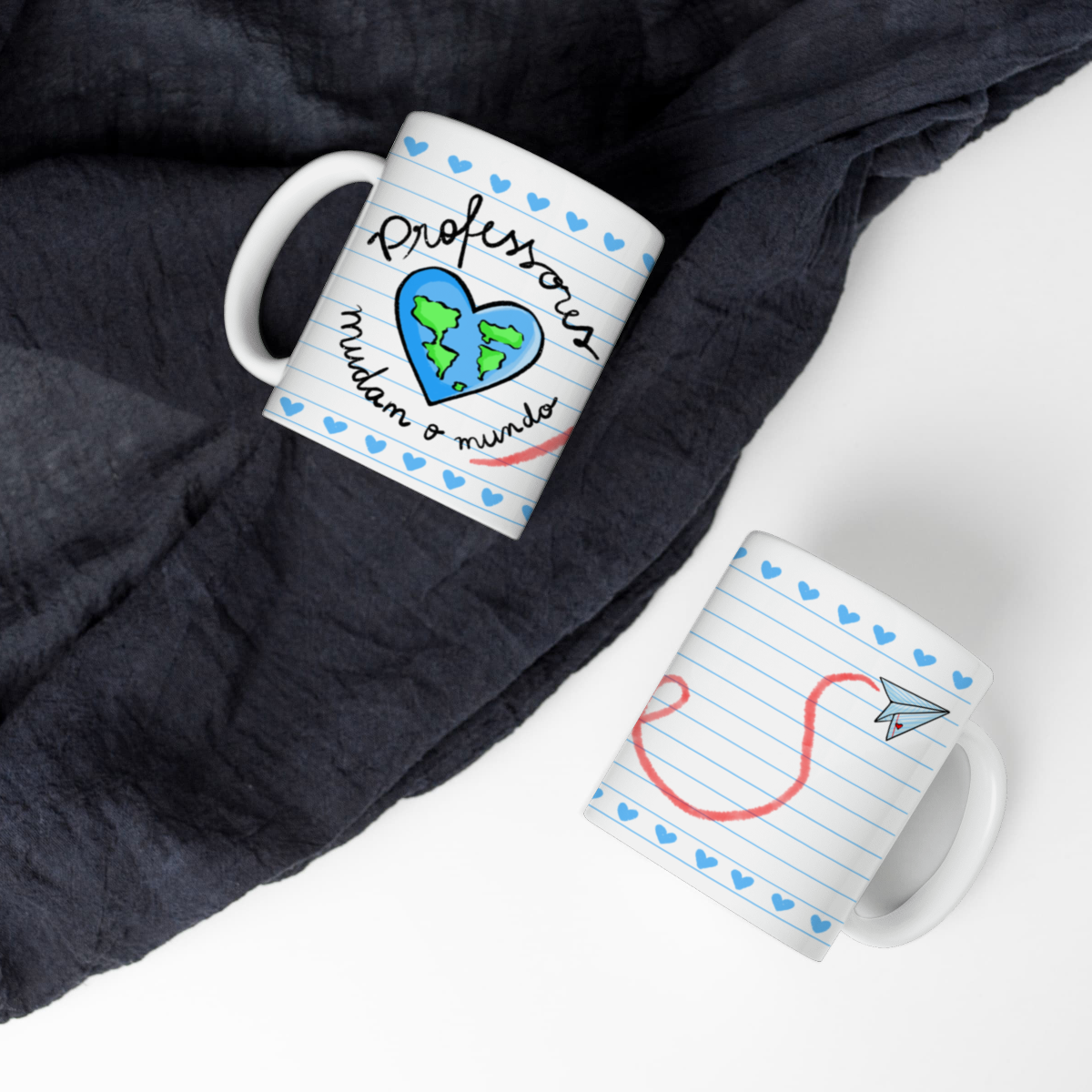 Caneca professores mudam o mundo