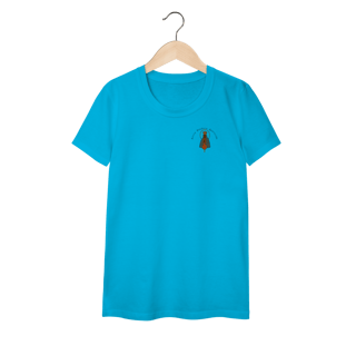 Baby Long Classic – Nossa Senhora Aparecida (Emblema na Frente + Estampa Grande nas Costas)