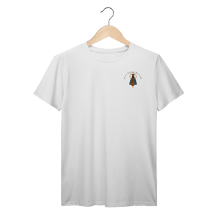 T-Shirt Prime – Nossa Senhora Aparecida (Emblema na Frente + Estampa Grande nas Costas)