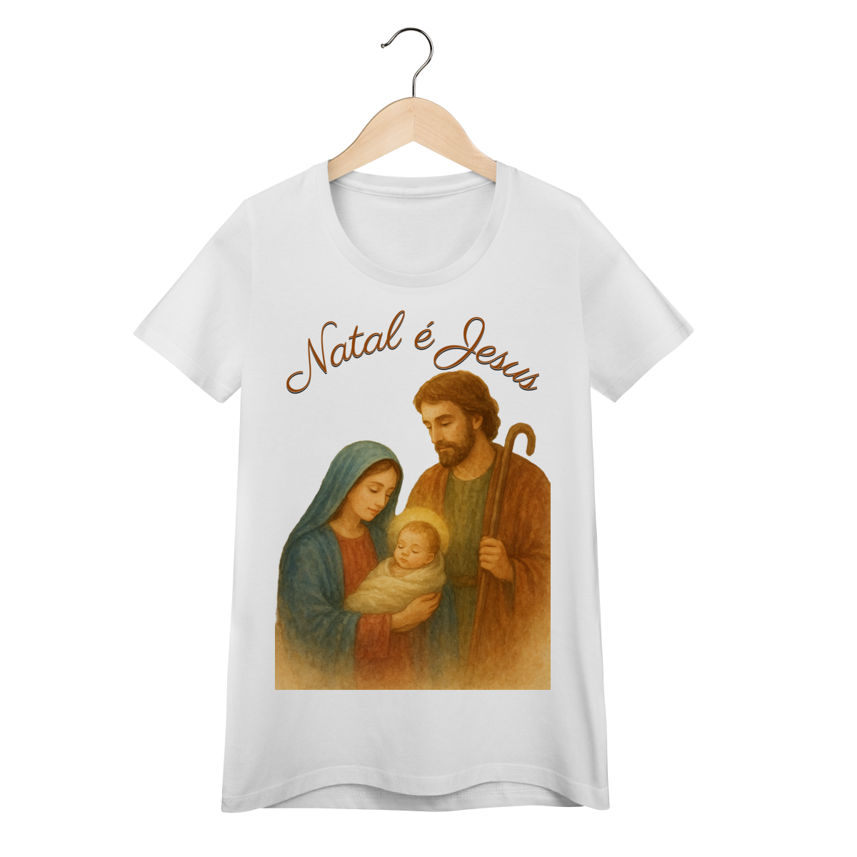 Baby Long Quality Natal é Jesus – Sagrada Família