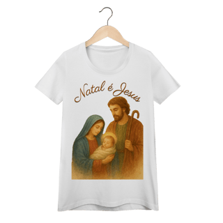 Baby Long Quality Natal é Jesus – Sagrada Família