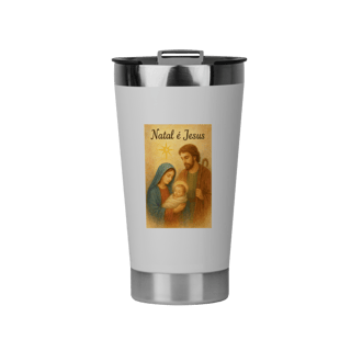 Copo Térmico Natal é Jesus – Sagrada Família