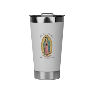 Copo Térmico – Nossa Senhora de Guadalupe | Fé que Acompanha o Seu Dia